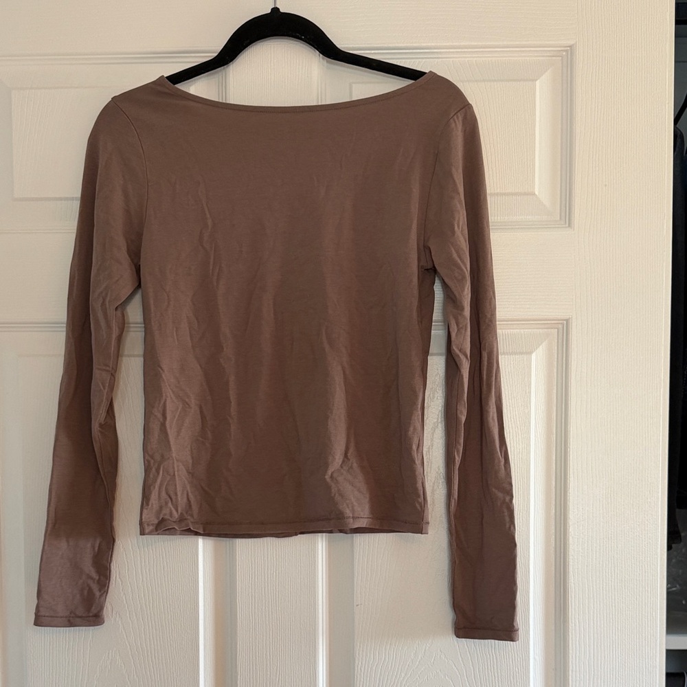 Nuuds Jersey Boat Neck Long Sleeve